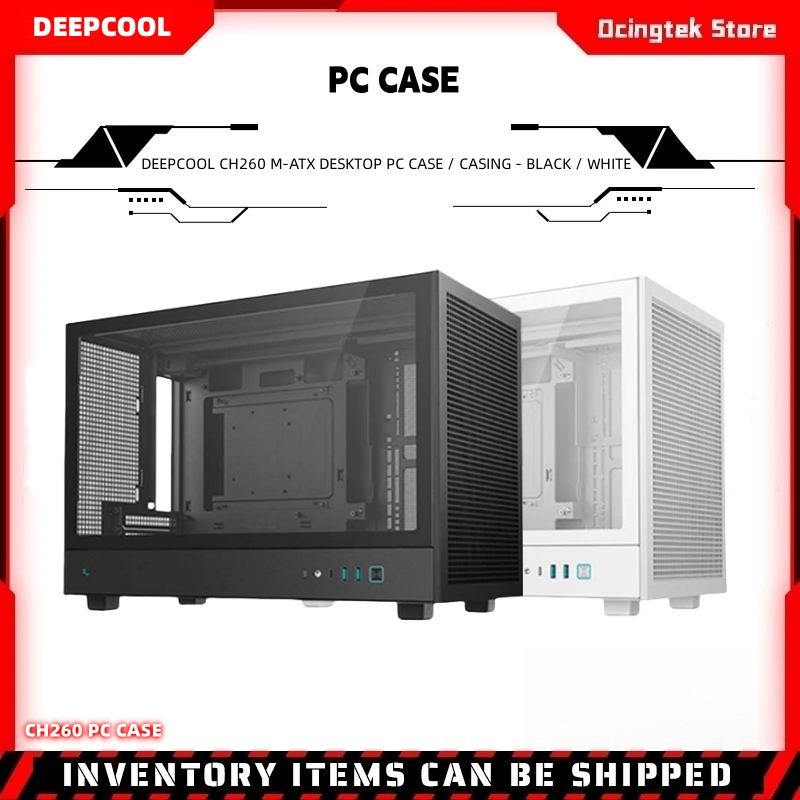 DEEPCOOL CH260 Micro ATX Deskt - Pc Gaming White recension och pris